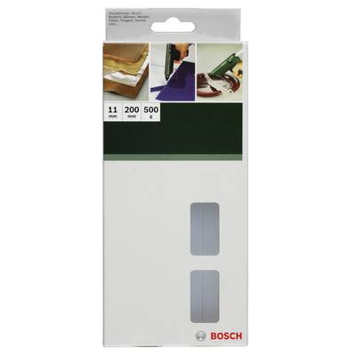 Bosch Accessories Hot melt glue sticks 11 mm 200 mm Transparent 500 g