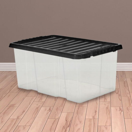 Plastic Storage Box 7 Litres - Clear by TML